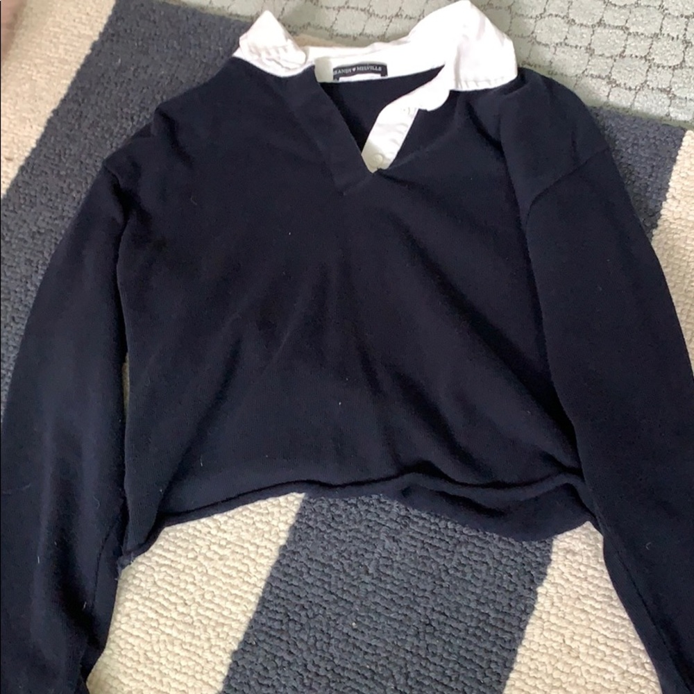 Long Sleeve Collard Top